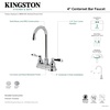 image:imageKingston Brass FB8498NFL Nuwave French 4Inch Centerset HighArc Bar Faucet Brushed NickelBrushed Nickel