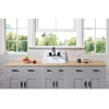 image:imageKingston Brass Fauceture GCKWS221822 Petra Galley 22 Inch Wall Mount Single Bowl Kitchen Sink White