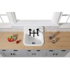 image:imageKingston Brass Fauceture GCKWS221822 Petra Galley 22 Inch Wall Mount Single Bowl Kitchen Sink White