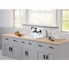 image:imageKingston Brass Fauceture GCKWS221822 Petra Galley 22 Inch Wall Mount Single Bowl Kitchen Sink White
