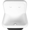 image:imageKingston Brass GCLWS221811 Petra Galley 22 Cast Iron Wall Mount Utility Sink White