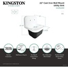 image:imageKingston Brass GCLWS221811 Petra Galley 22 Cast Iron Wall Mount Utility Sink White