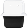 image:imageKingston Brass GCLWS221811 Petra Galley 22 Cast Iron Wall Mount Utility Sink White