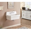 image:imageKingston Brass GPKWS301918 Doriteal 30 Ceramic Wall Mount Utility Sink Glossy White