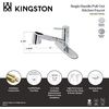 image:imageKingston Brass GSC8571WDL Gourmetier Wilshire 8Inch Centerset Single Handle Kitchen Faucet with PullOut Sprayer  Polished ChromePolished Chrome