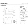 image:imageKingston Brass Gourmetier GCLWS302019 30X20 Single Bowl Wall Mounted Sink White