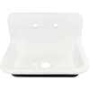 image:imageKingston Brass Gourmetier GCLWS302019 30X20 Single Bowl Wall Mounted Sink White