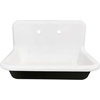 image:imageKingston Brass Gourmetier GCLWS302019 30X20 Single Bowl Wall Mounted Sink White
