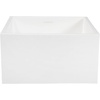 image:imageKingston Brass Gourmetier GKUSA15158 Arcticstone Solid Surface Undermount 15 Square Single Bowl Bar Sink with Drain Matte White