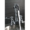 image:imageKingston Brass KB1495AL Bar Faucet 434 in Spout Reach OilRubbed BronzeAntique Brass