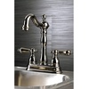 image:imageKingston Brass KB1495AL Bar Faucet 434 in Spout Reach OilRubbed BronzeBrushed Nickel