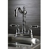 image:imageKingston Brass KB1495AL Bar Faucet 434 in Spout Reach OilRubbed BronzePolished Chrome
