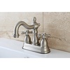 image:imageKingston Brass KB1605AX Heritage 4Inch Centerset Lavatory Faucet with Metal Cross Handle Oil Rubbed Bronze  OilRubbed BronzeBrushed Nickel