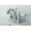 image:imageKingston Brass KB5611PL Restoration 4Inch Centerset Lavatory Faucet Polished ChromeBrushed Brass
