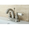 image:imageKingston Brass KB5611PL Restoration 4Inch Centerset Lavatory Faucet Polished ChromeBrushed Brass