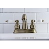 image:imageKingston Brass KB5611PL Restoration 4Inch Centerset Lavatory Faucet Polished ChromePolished Brass