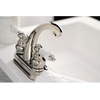 image:imageKingston Brass KB5611PL Restoration 4Inch Centerset Lavatory Faucet Polished ChromePolished Brass