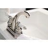 image:imageKingston Brass KB5611PL Restoration 4Inch Centerset Lavatory Faucet Polished ChromePolished Nickel