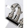 image:imageKingston Brass KB5611PL Restoration 4Inch Centerset Lavatory Faucet Polished ChromePolished Nickel