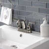 image:imageKingston Brass KB5613RXL Restoration 4Inch Centerset Bathroom Faucet with PopUp Drain Antique BrassPolished Nickel