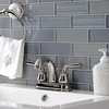image:imageKingston Brass KB5613RXL Restoration 4Inch Centerset Bathroom Faucet with PopUp Drain Antique BrassPolished Nickel