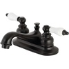 image:imageKingston Brass KB600PL Restoration 4 Centerset Bathroom Faucet Matte Black 688 x 45 x 288Matte Black