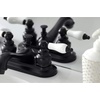 image:imageKingston Brass KB600PL Restoration 4 Centerset Bathroom Faucet Matte Black 688 x 45 x 288Matte Black