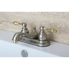 image:imageKingston Brass KB608AL Restoration 4Inch Centerset Lavatory Faucet Brushed NickelBrushed NickelPolished Brass