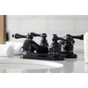 image:imageKingston Brass KB608AL Restoration 4Inch Centerset Lavatory Faucet Brushed NickelMatte Black