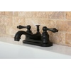 image:imageKingston Brass KB608AL Restoration 4Inch Centerset Lavatory Faucet Brushed NickelOil Rubbed Bronze