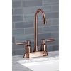 image:imageKingston Brass KB8490DL Concord TwoHandle 2Hole Deck Mount Bar Faucet in Matte BlackAntique Copper