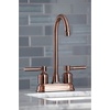 image:imageKingston Brass KB8490DL Concord TwoHandle 2Hole Deck Mount Bar Faucet in Matte BlackAntique Copper