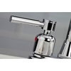 image:imageKingston Brass KB8490DL Concord TwoHandle 2Hole Deck Mount Bar Faucet in Matte BlackPolished Chrome