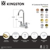 image:imageKingston Brass KB849NDLAC NuvoFusion TwoHandle 2Hole Deck Mount Bar Faucet in Antique CopperOil Rubbed Bronze