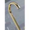 image:imageKingston Brass KB849NDLAC NuvoFusion TwoHandle 2Hole Deck Mount Bar Faucet in Antique CopperPolished Nickel
