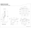 image:imageKingston Brass KBSS1816 AdascapeShowerSeat Brushed Stainless SteelBrushed Stainless Steel