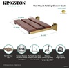 image:imageKingston Brass KBSS1916CP Chaise Shower Seat Polished Stainless SteelBrushed Brass