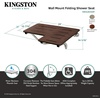 image:imageKingston Brass KBSS2821MW Adascape 28 x 21 Wall Mount Fold Down Shower Seat Dark Mahogany Wood GrainStainless SteelDark Mahogany Wood GrainStainless Steel