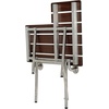 image:imageKingston Brass KBSS2821P Adascape Shower Seat Brushed Stainless SteelDark Mahogany Wood GrainStainless Steel