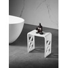 image:imageKingston Brass KBSSA17916 Descanso Solid Surface Bathroom Stool Matte White