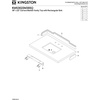image:imageKingston Brass KMS3622M38SQ Pemberton 36Inch Carrara Marble Vanity Sink Top 8 Faucet Drillings in Carrara White
