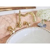 image:imageKingston Brass KS1253AX 8Inch Center Wall Mount Bathroom Faucet Antique BrassPolished Brass