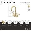 image:imageKingston Brass KS2492BL Bar Faucet with Metal Lever Handle and without PopUp Drain Polished BrassKS2492BL