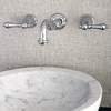image:imageKingston Brass KS3125AL Vintage 2Handle Wall Mount Bathroom Faucet Oil Rubbed BronzePolished Chrome
