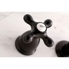 image:imageKingston Brass KS3127AX 8Inch Center Wall Mount Bathroom Faucet Brushed BrassOil Rubbed Bronze