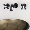 image:imageKingston Brass KS3127AX 8Inch Center Wall Mount Bathroom Faucet Brushed BrassOil Rubbed Bronze