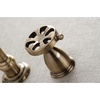 image:imageKingston Brass KS3128RX Belknap TwoHandle Wall Mount Bathroom Faucet Brushed NickelAntique Brass