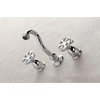 image:imageKingston Brass KS3128RX Belknap TwoHandle Wall Mount Bathroom Faucet Brushed NickelPolished Chrome