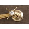 image:imageKingston Brass KS3246BEX 8 Center Wall Mount Bathroom Faucet Polished NickelBrushed Brass