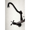 image:imageKingston Brass KS3246BEX 8 Center Wall Mount Bathroom Faucet Polished NickelOil Rubbed Bronze
